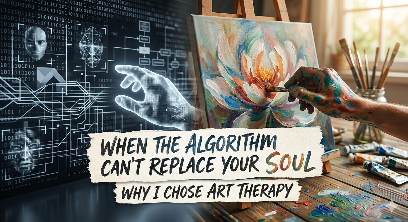 When the Algorithm Can't Replace Your Soul: Why I Chose Art Therapy